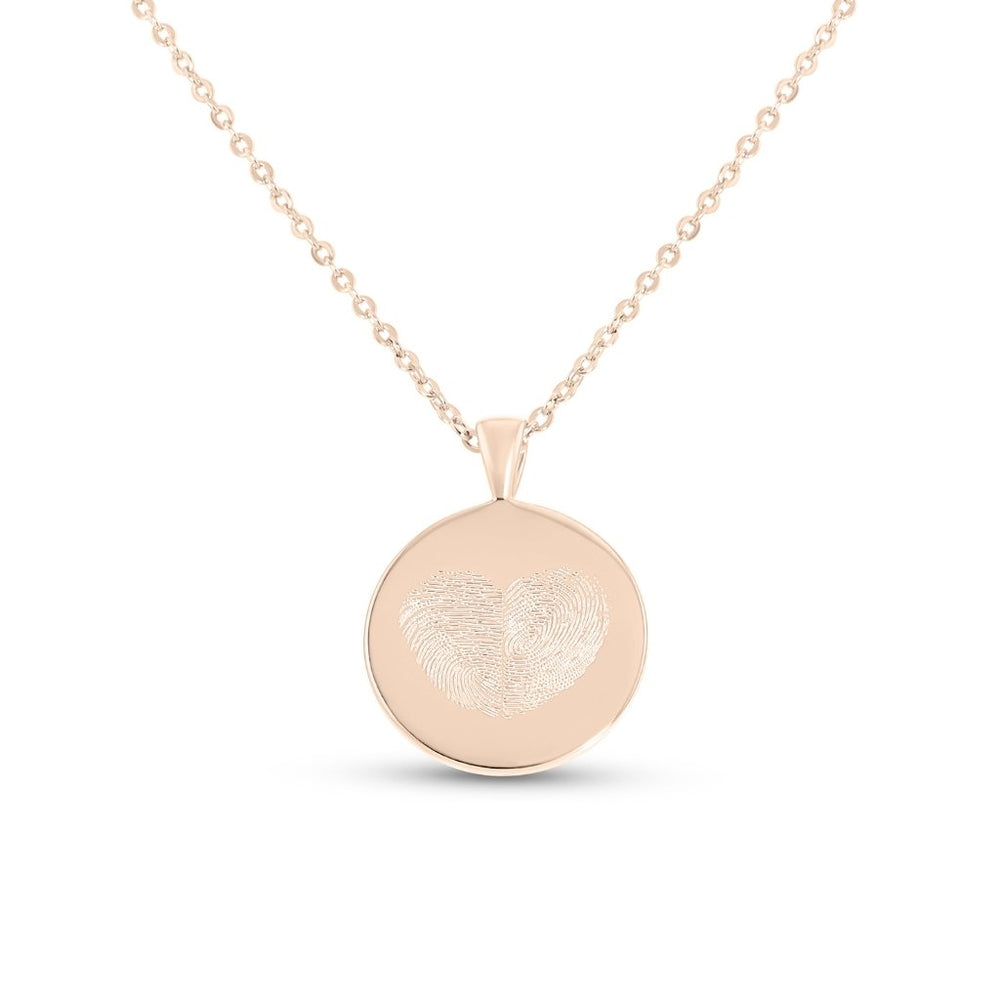 Classic Duo Fingerprint Necklace - MemoriesMade