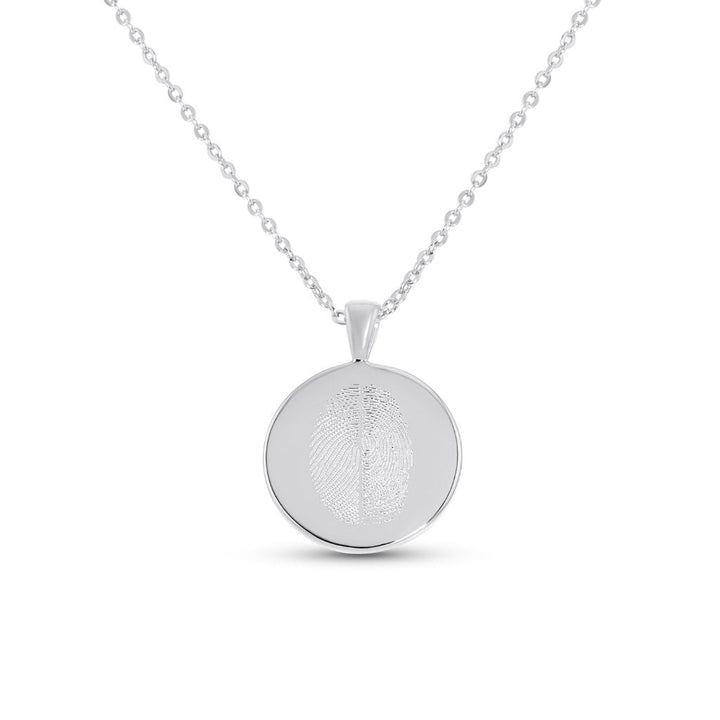 Classic Duo Fingerprint Necklace - MemoriesMade