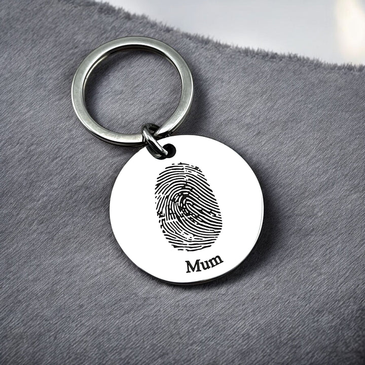 Classic Fingerprint Keychain - MemoriesMade