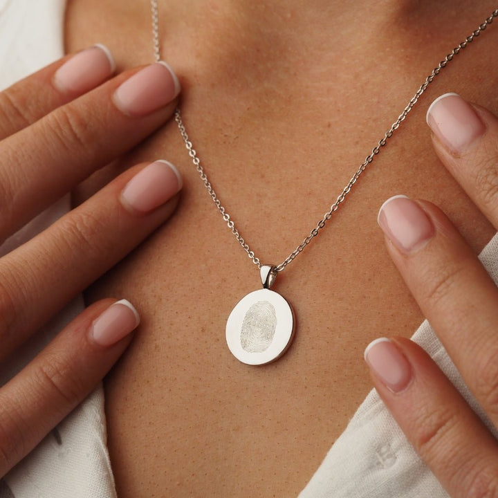 Classic Fingerprint Necklace - MemoriesMade