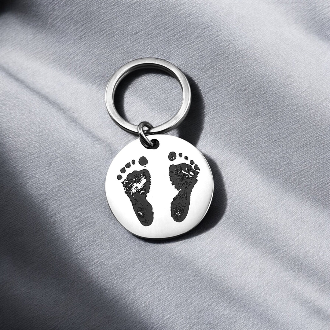 Classic Footprint Keychain - MemoriesMade