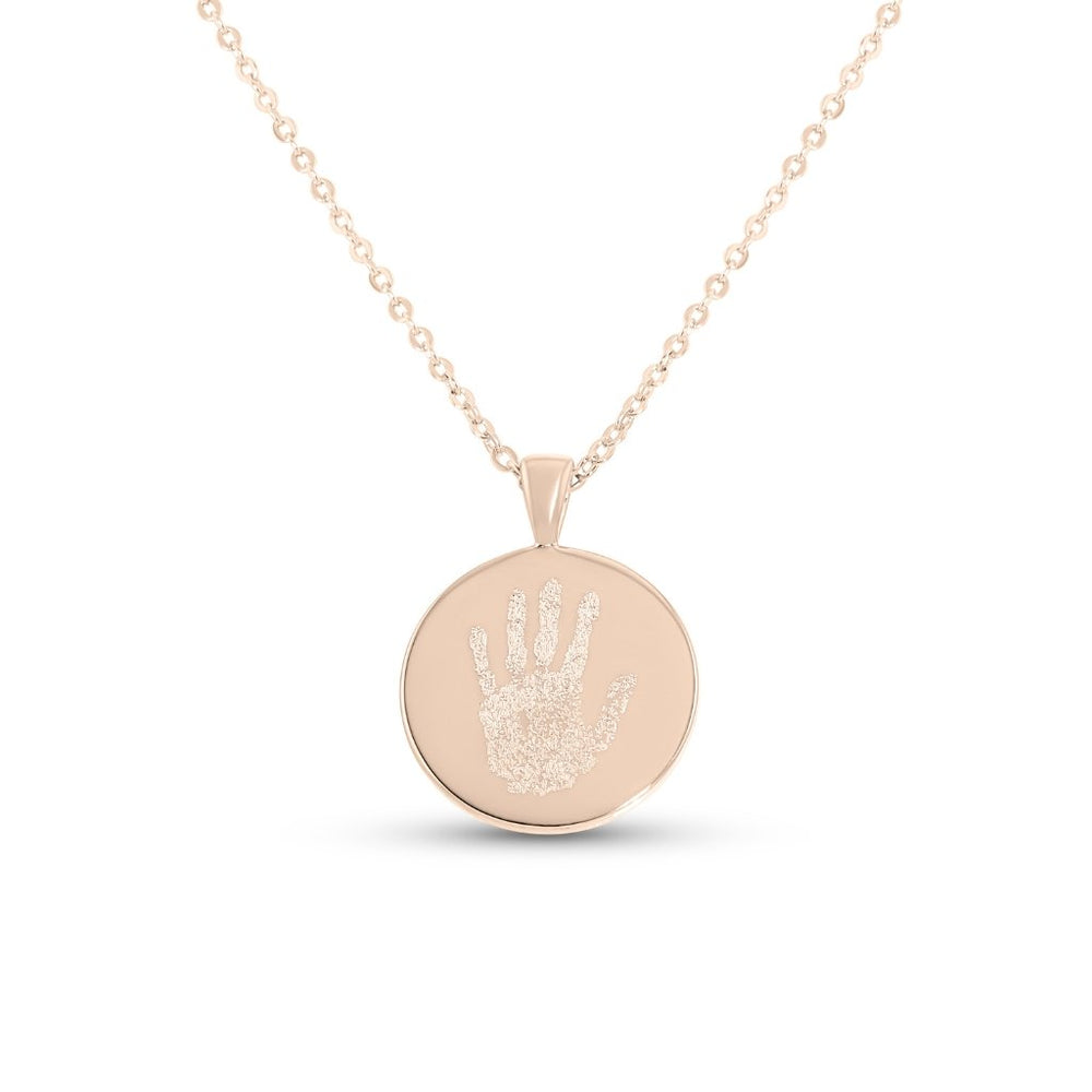 Classic Handprint or Footprint Necklace - MemoriesMade
