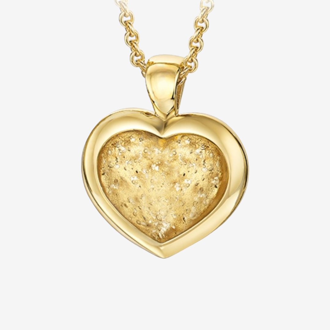 Classic Heart Ashes Necklace - MemoriesMade