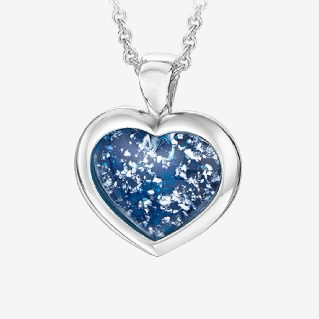 Classic Heart Ashes Necklace - MemoriesMade