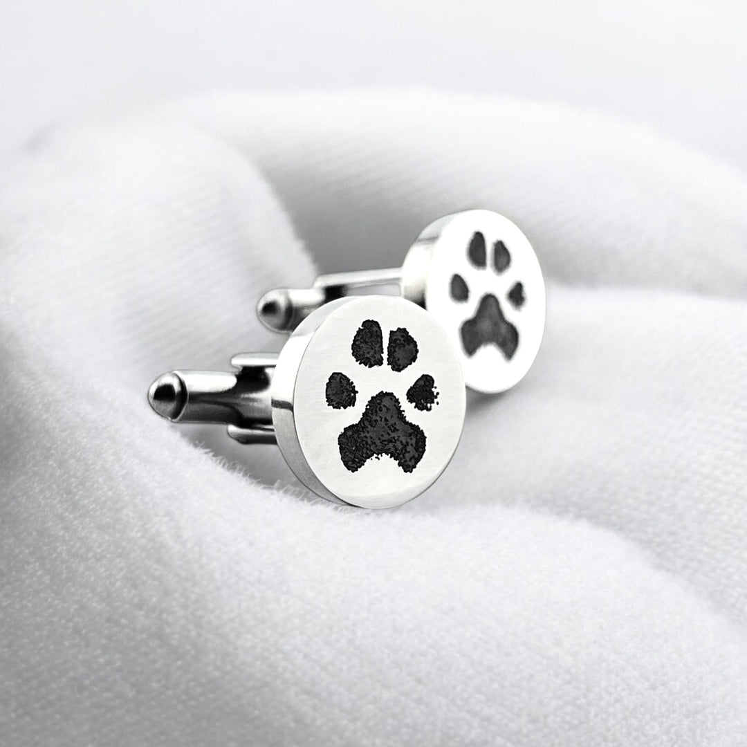 Classic Pawprint Cufflinks - MemoriesMade