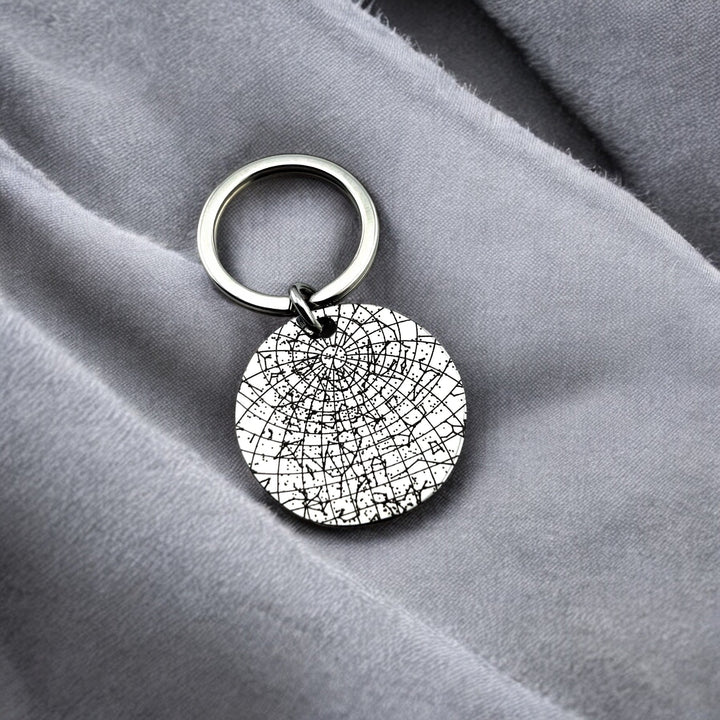 Classic Star Map Keychain - MemoriesMade