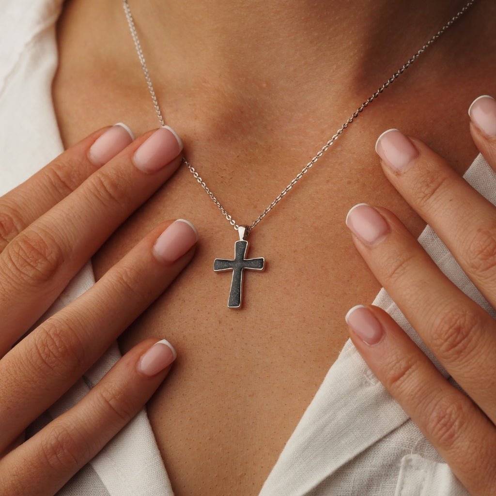 Clothing Keepsake Cross Necklace - MemoriesMade