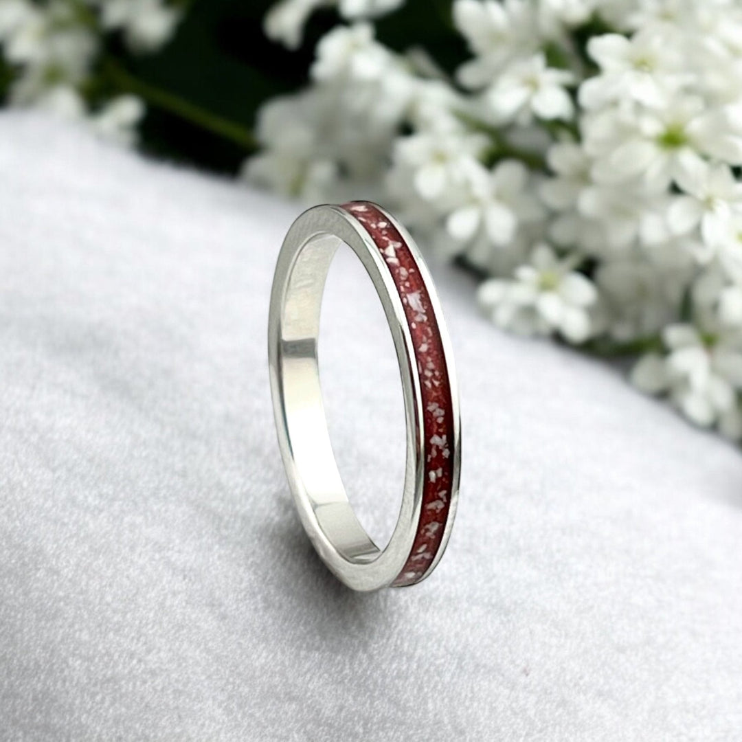 Clothing Keepsake Eternity Ashes Ring - 2.5mm - MemoriesMade