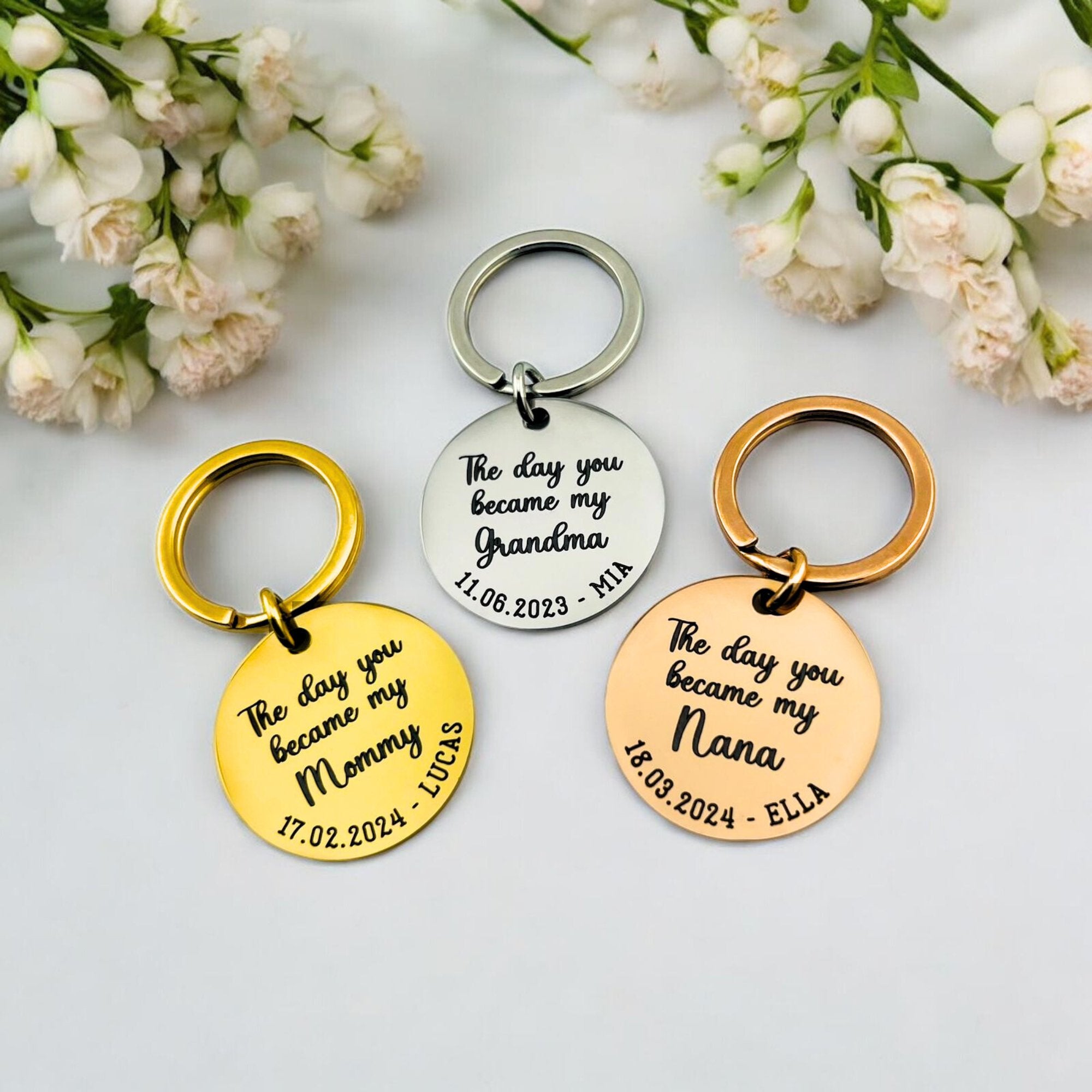 Day you became my... Disc Keychain - MemoriesMade