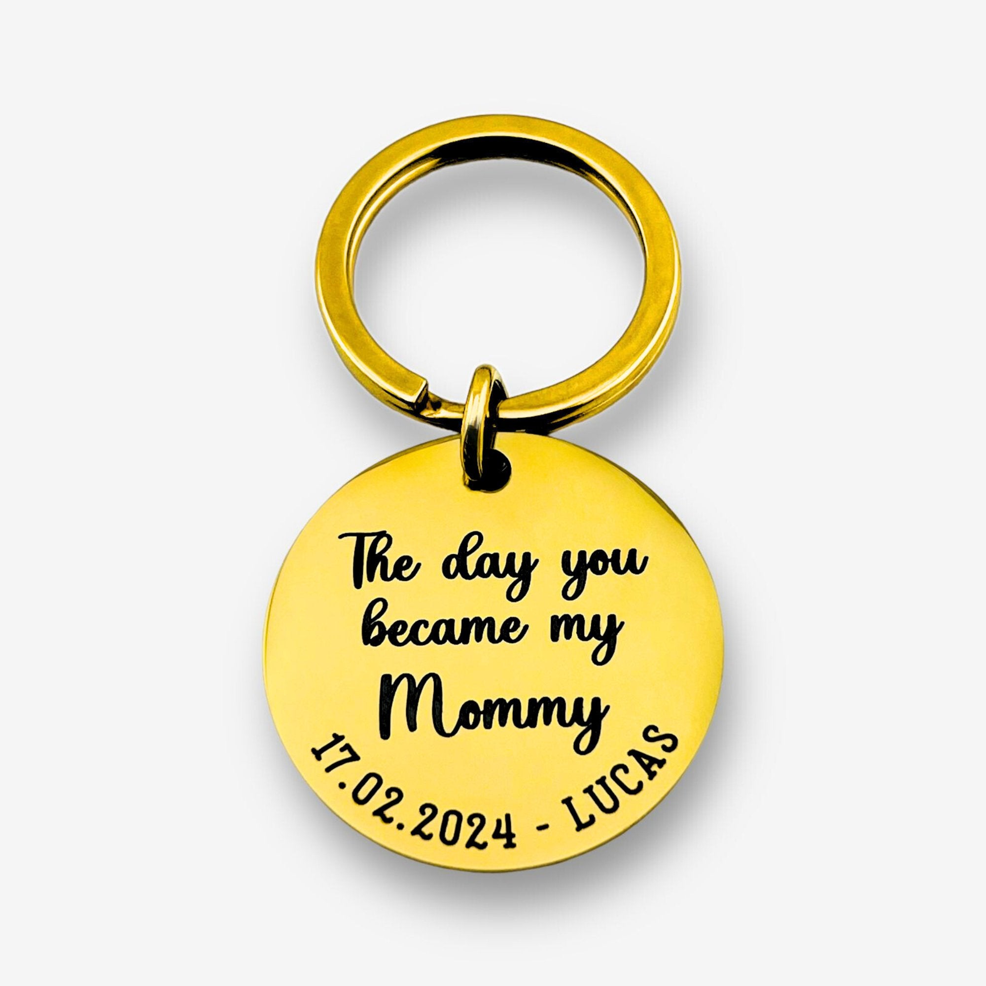 Day you became my... Disc Keychain - MemoriesMade