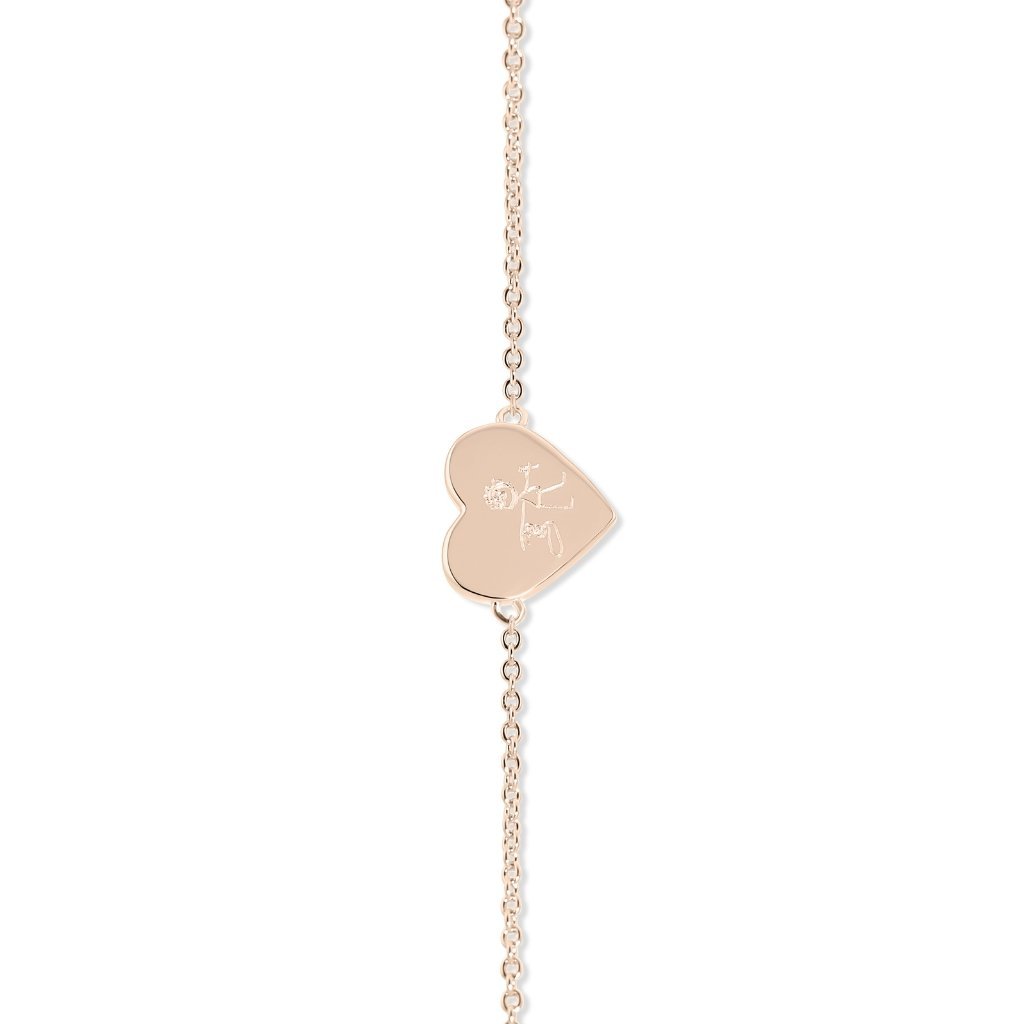 Drawing Heart Bracelet - MemoriesMade