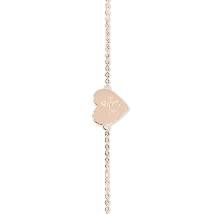 Drawing Heart Bracelet - MemoriesMade