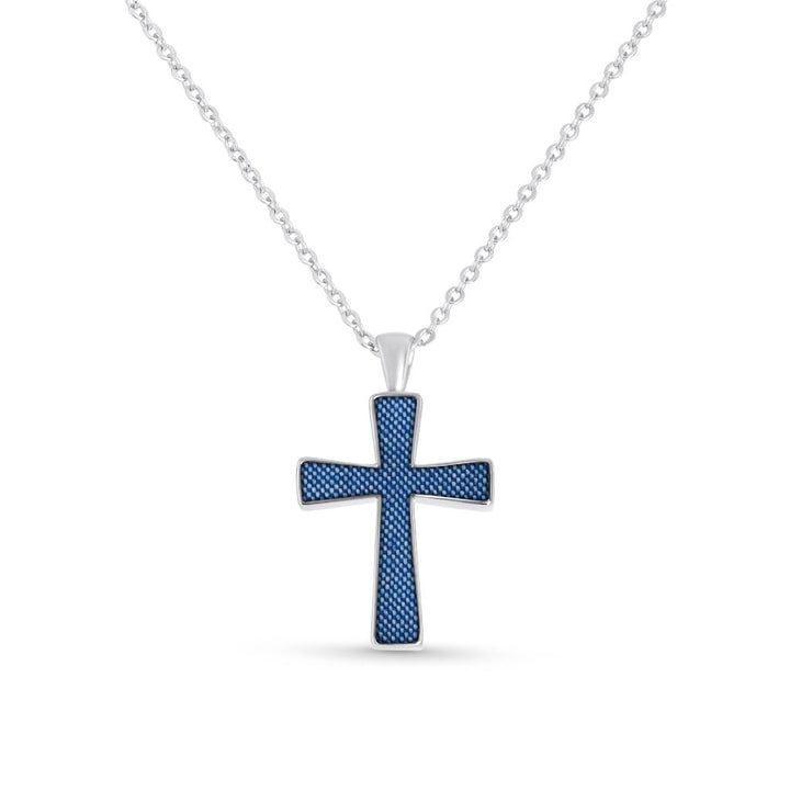 Fabric Keepsake Cross Necklace - MemoriesMade