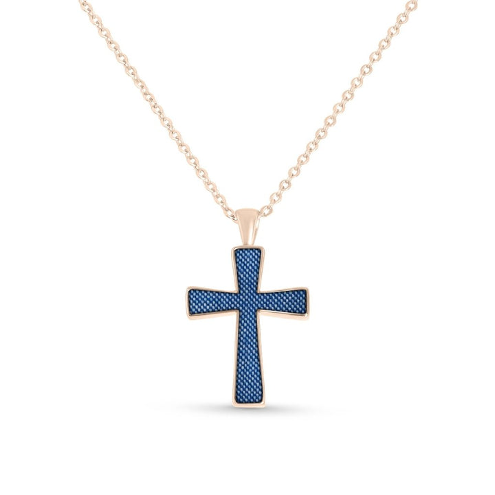 Fabric Keepsake Cross Necklace - MemoriesMade
