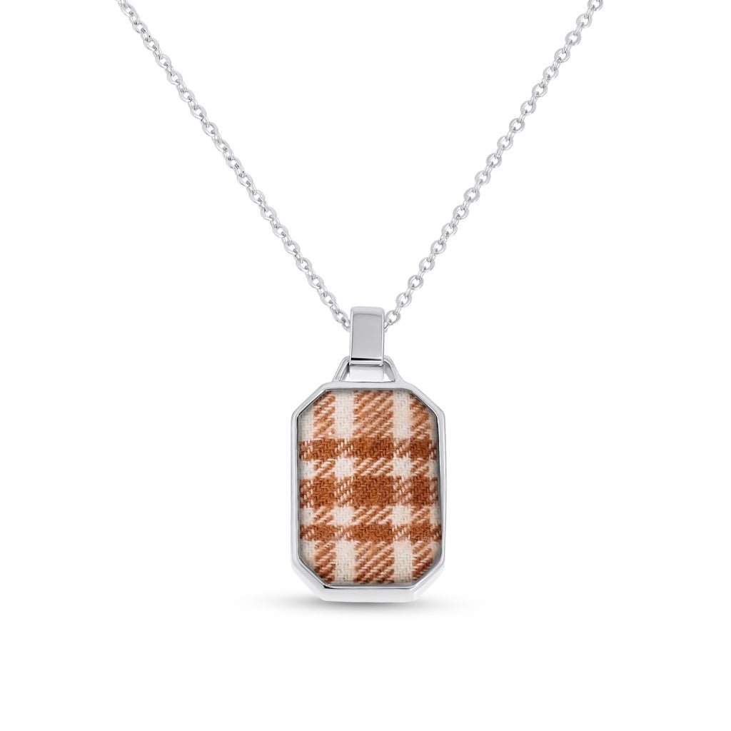 Fabric Keepsake Edge - Cut Necklace - MemoriesMade