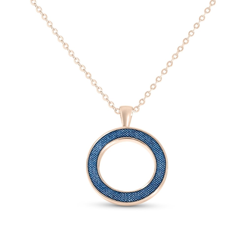 Fabric Keepsake Halo Necklace - MemoriesMade