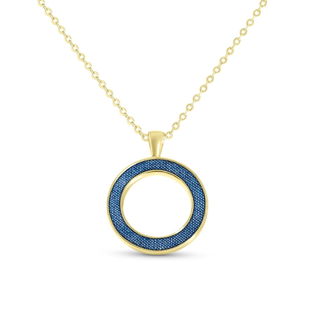 Fabric Keepsake Halo Necklace - MemoriesMade