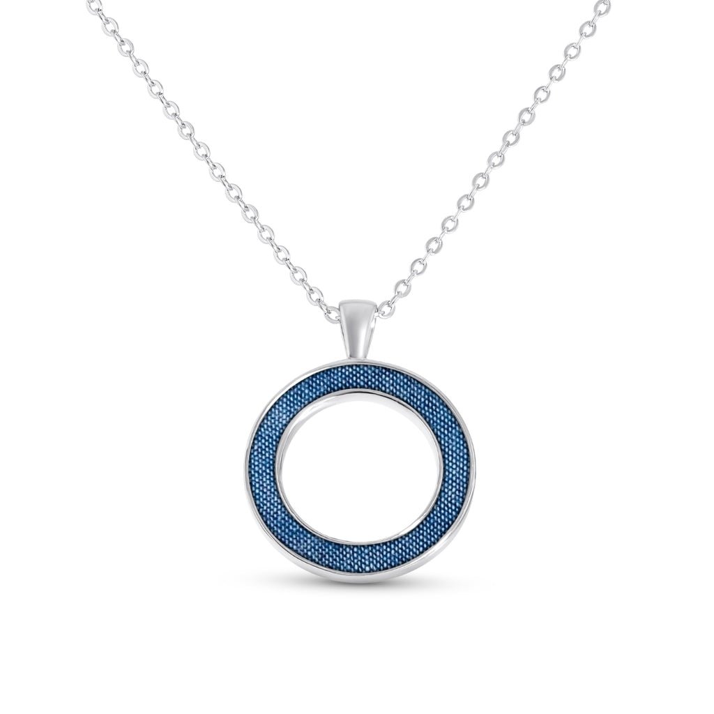 Fabric Keepsake Halo Necklace - MemoriesMade