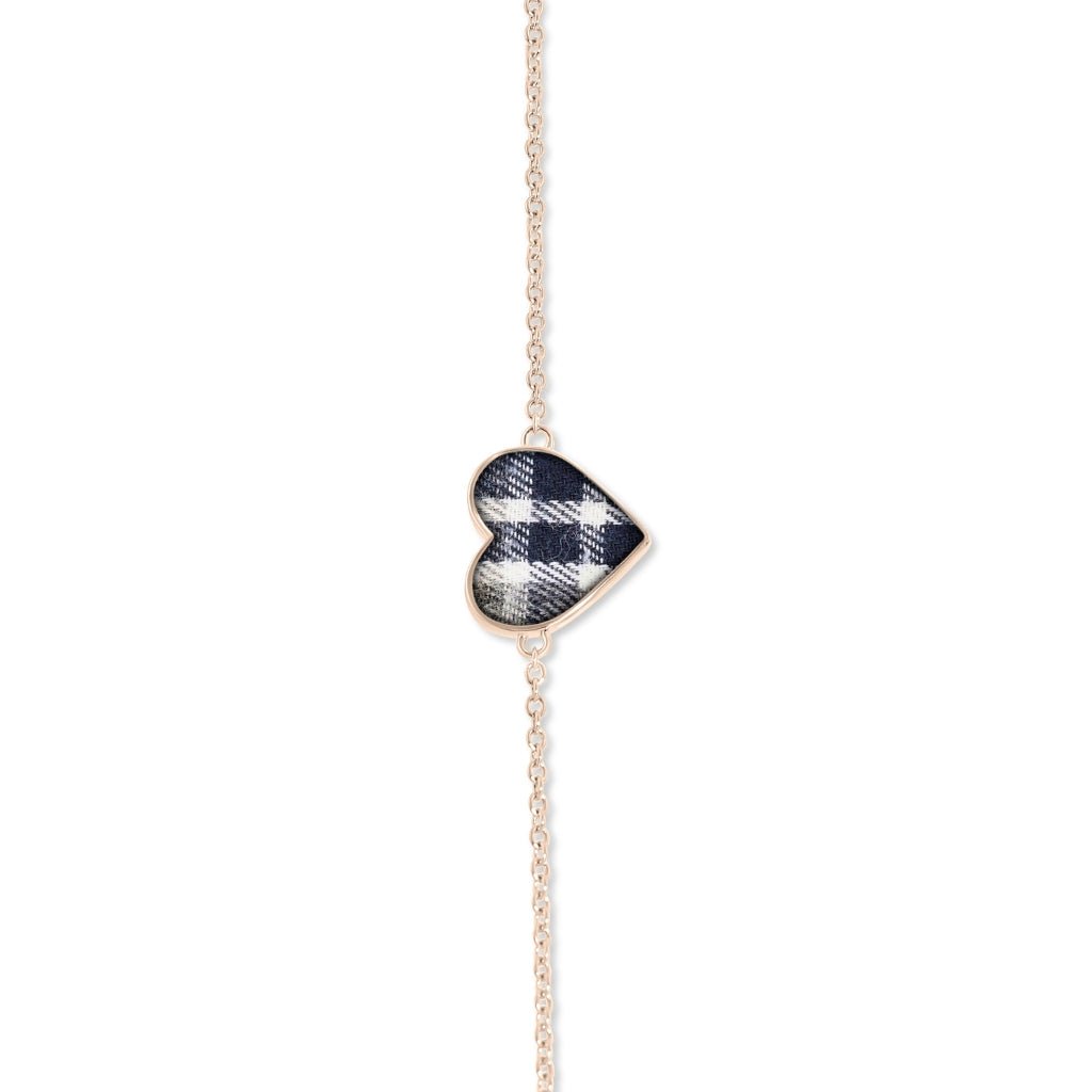 Fabric Keepsake Heart Bracelet - MemoriesMade