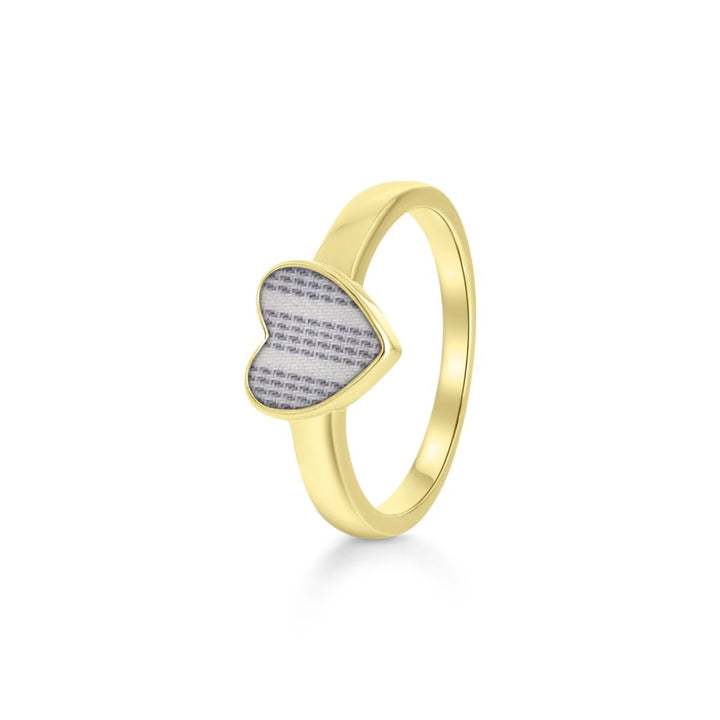 Fabric Keepsake Heart Ring - MemoriesMade