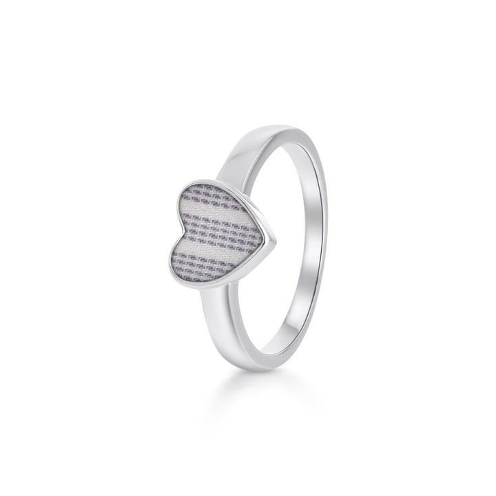 Fabric Keepsake Heart Ring - MemoriesMade