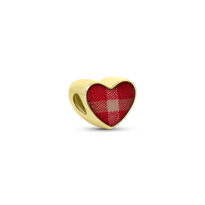 Fabric Keepsake Pandora - Compatible Heart Charm - MemoriesMade