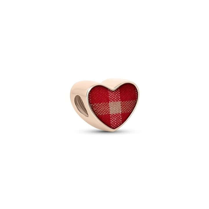 Fabric Keepsake Pandora - Compatible Heart Charm - MemoriesMade