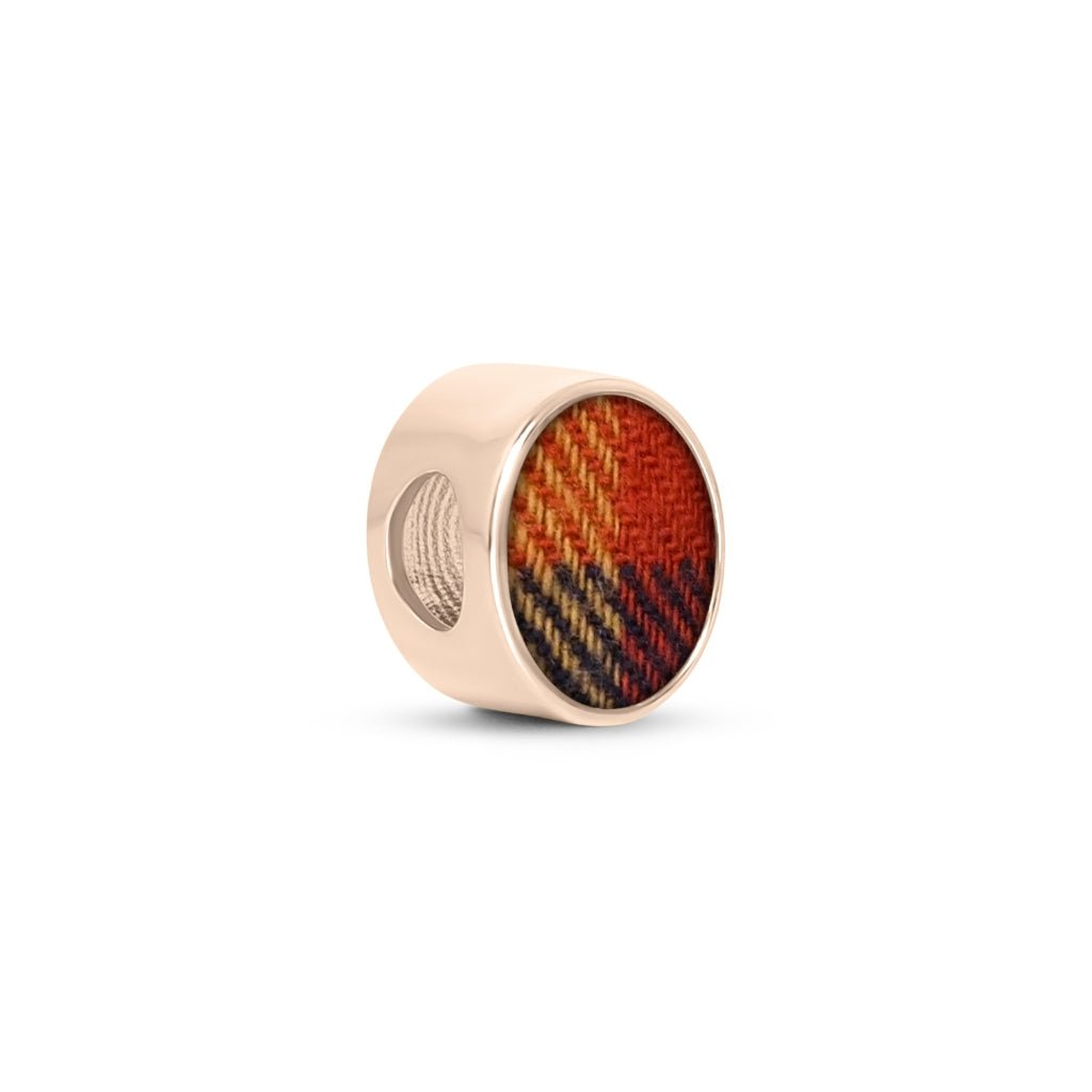 Fabric Keepsake Pandora - Compatible Oval Charm - MemoriesMade