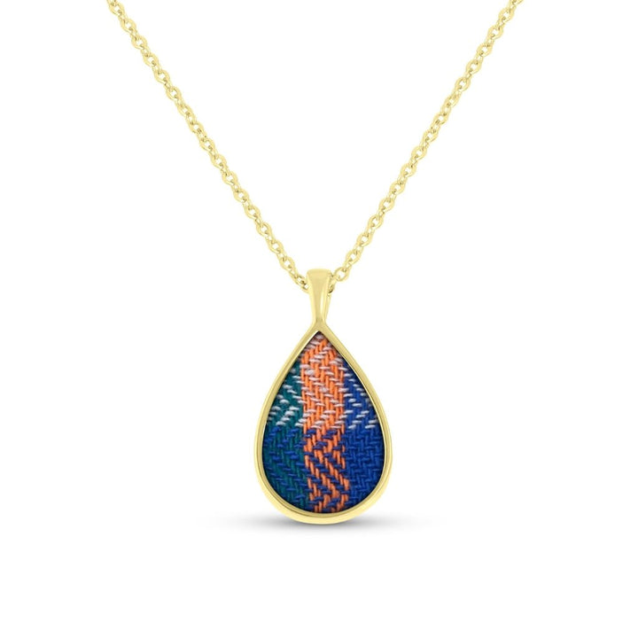 Fabric Keepsake Teardrop Necklace - MemoriesMade