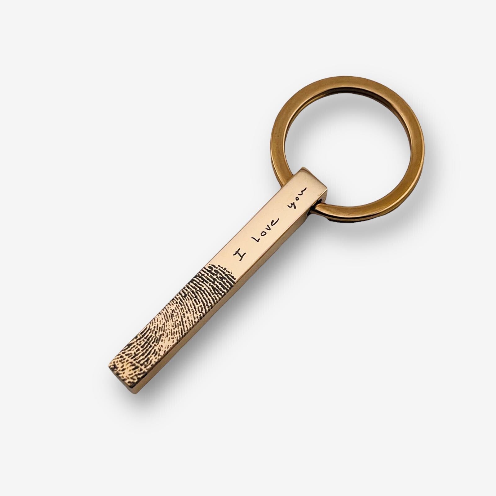 Fingerprint Bar Keychain - MemoriesMade