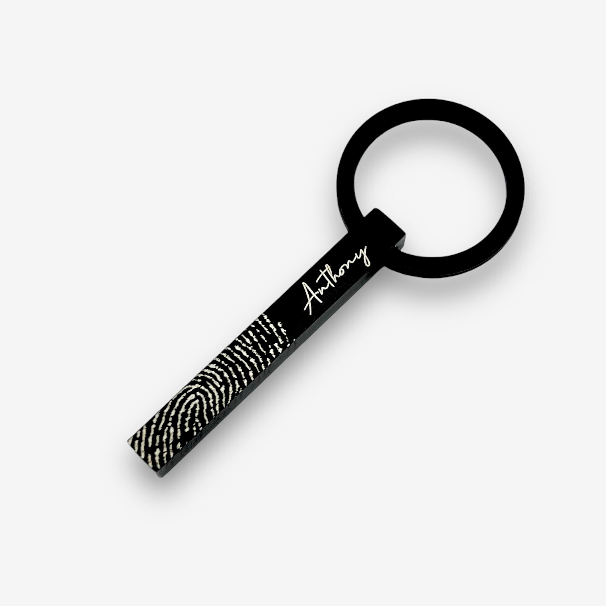 Fingerprint Bar Keychain - MemoriesMade