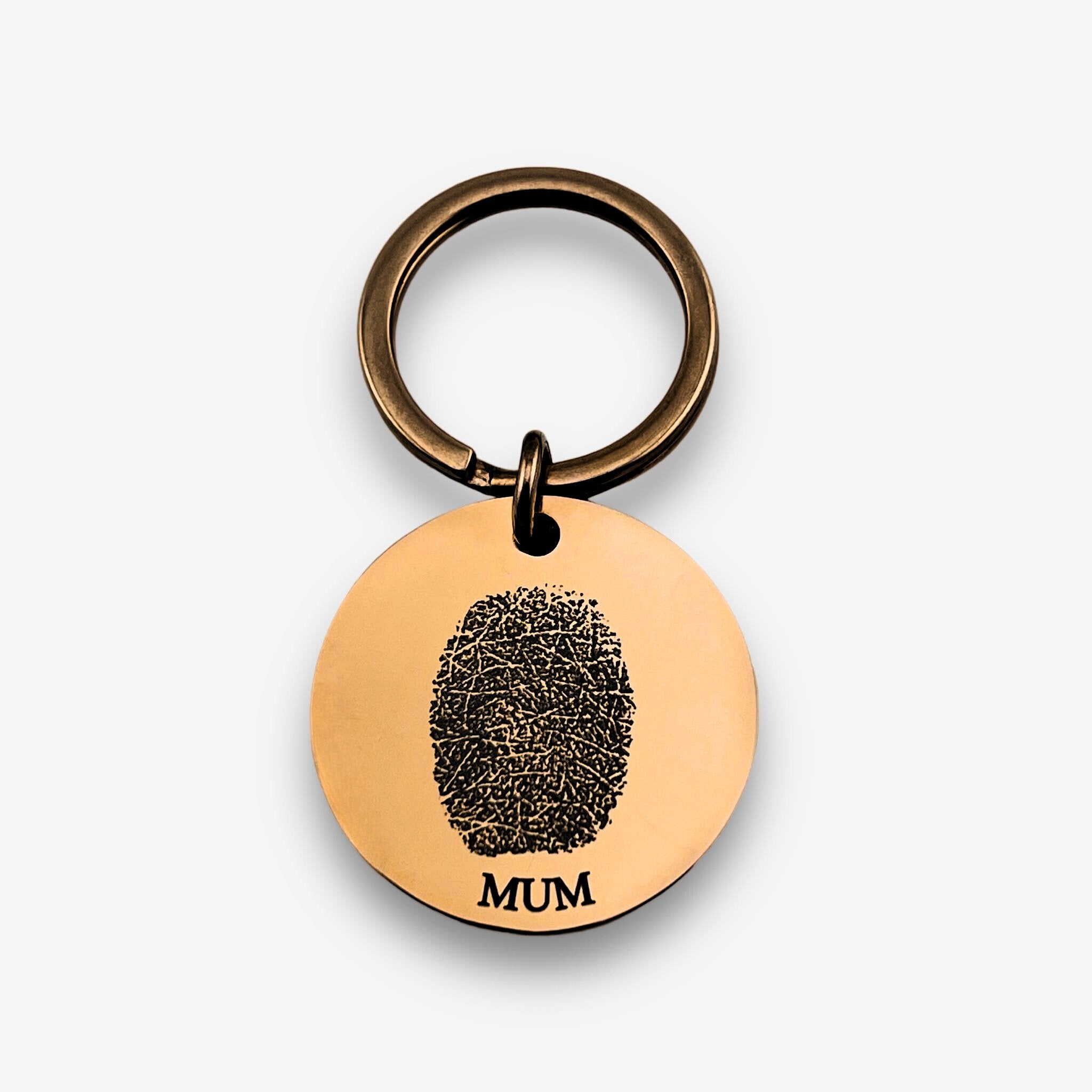 Fingerprint Disc Keychain - MemoriesMade