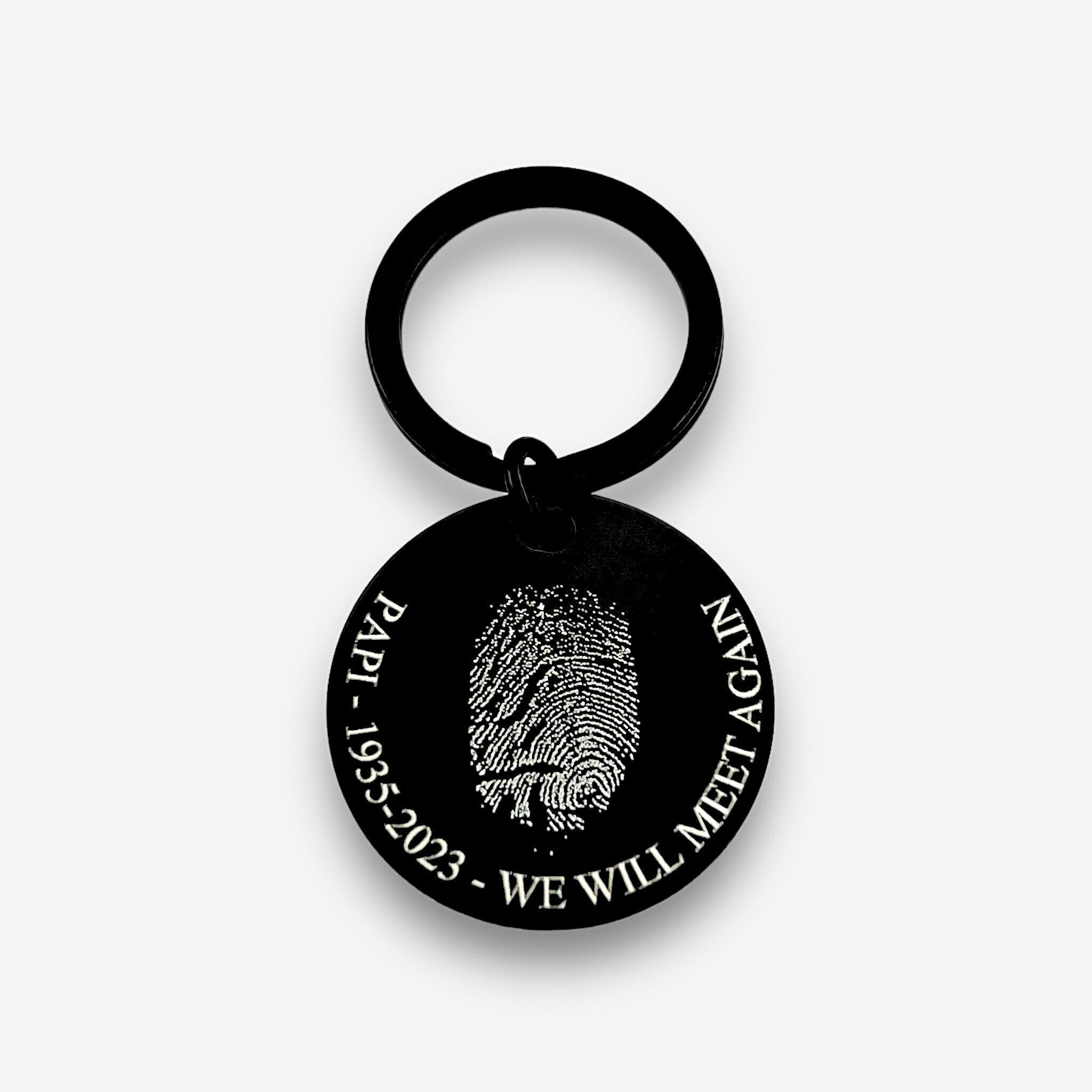 Fingerprint Disc Keychain - MemoriesMade