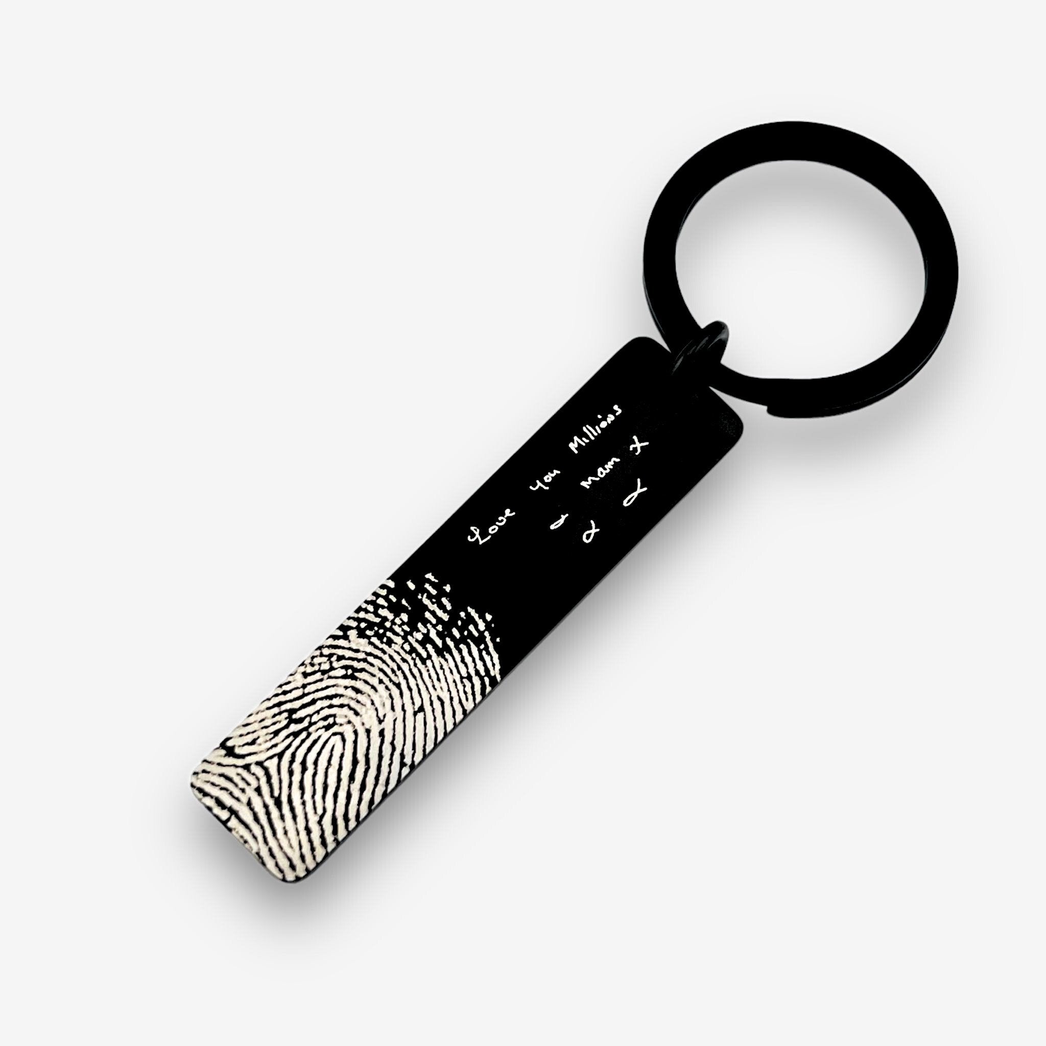 Fingerprint Slim Bar Keychain - MemoriesMade