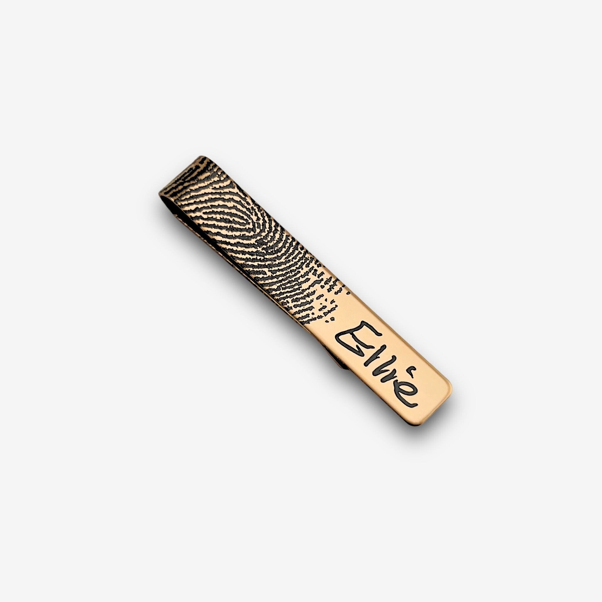 Fingerprint Tie Clip - MemoriesMade