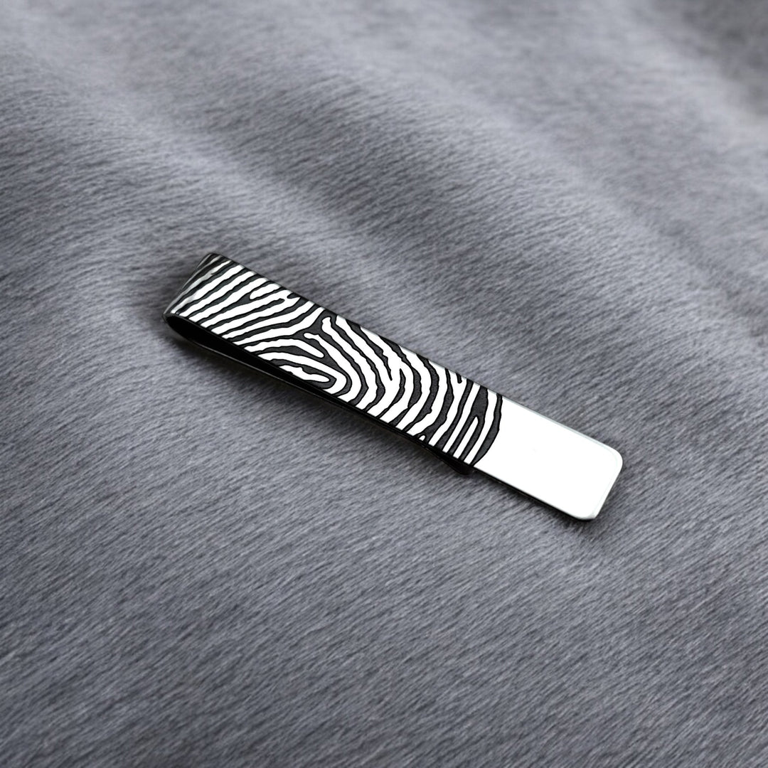 Fingerprint Tie Clip - MemoriesMade