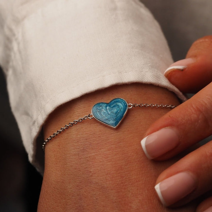 Hair Keepsake Heart Bracelet - MemoriesMade