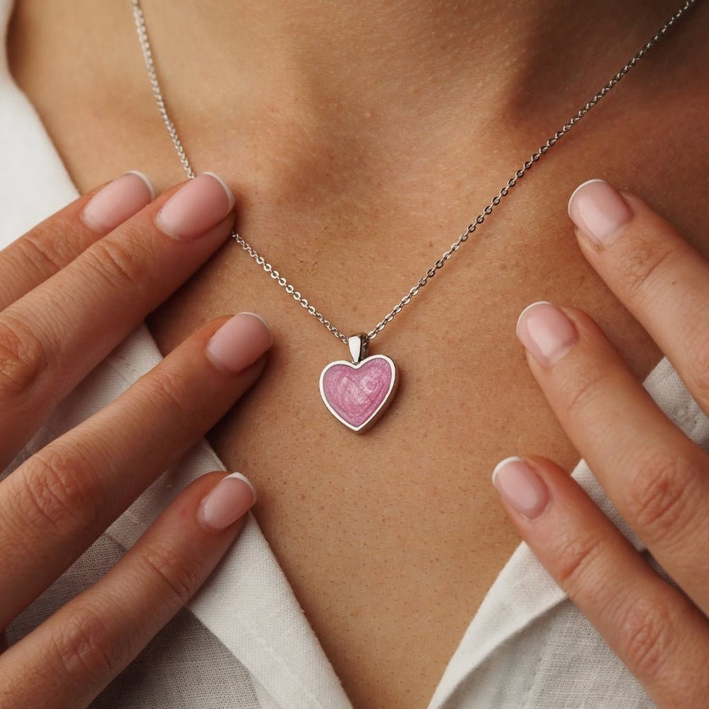 Hair Keepsake Heart Necklace - MemoriesMade