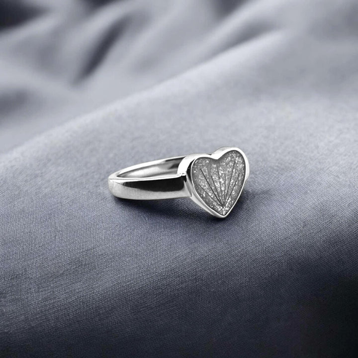 Hair Keepsake Heart Ring - MemoriesMade