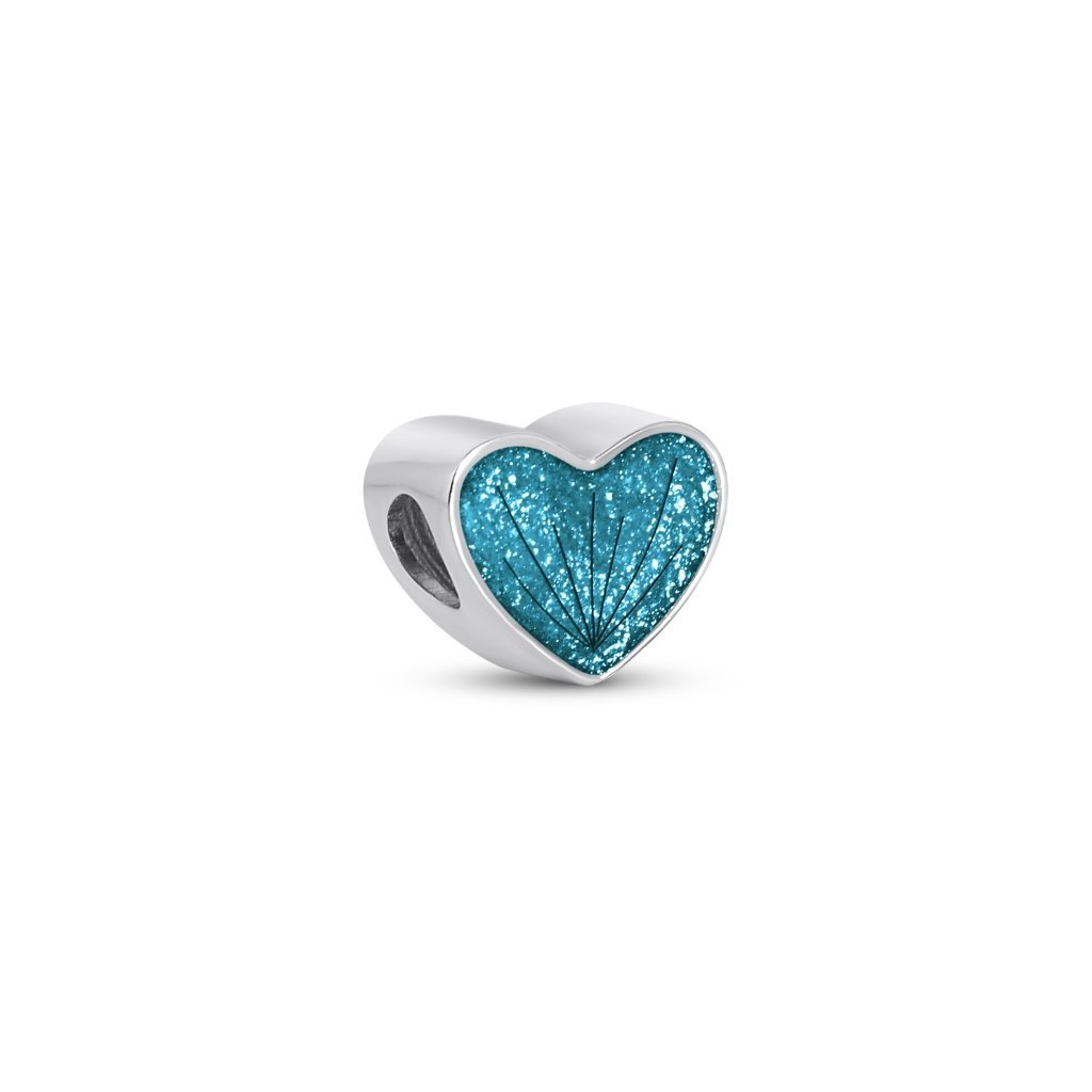 Hair Keepsake Pandora - Compatible Heart Charm - MemoriesMade