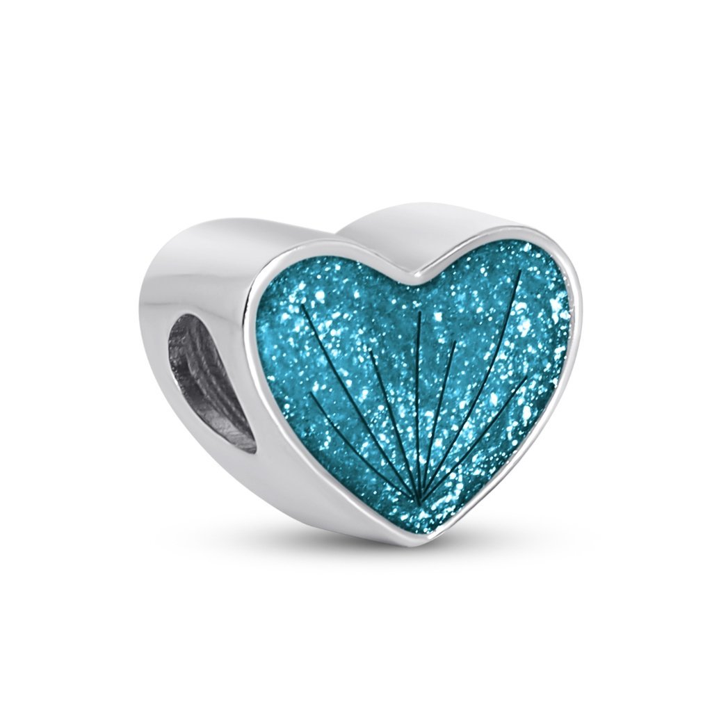 Hair Keepsake Pandora - Compatible Heart Charm - MemoriesMade
