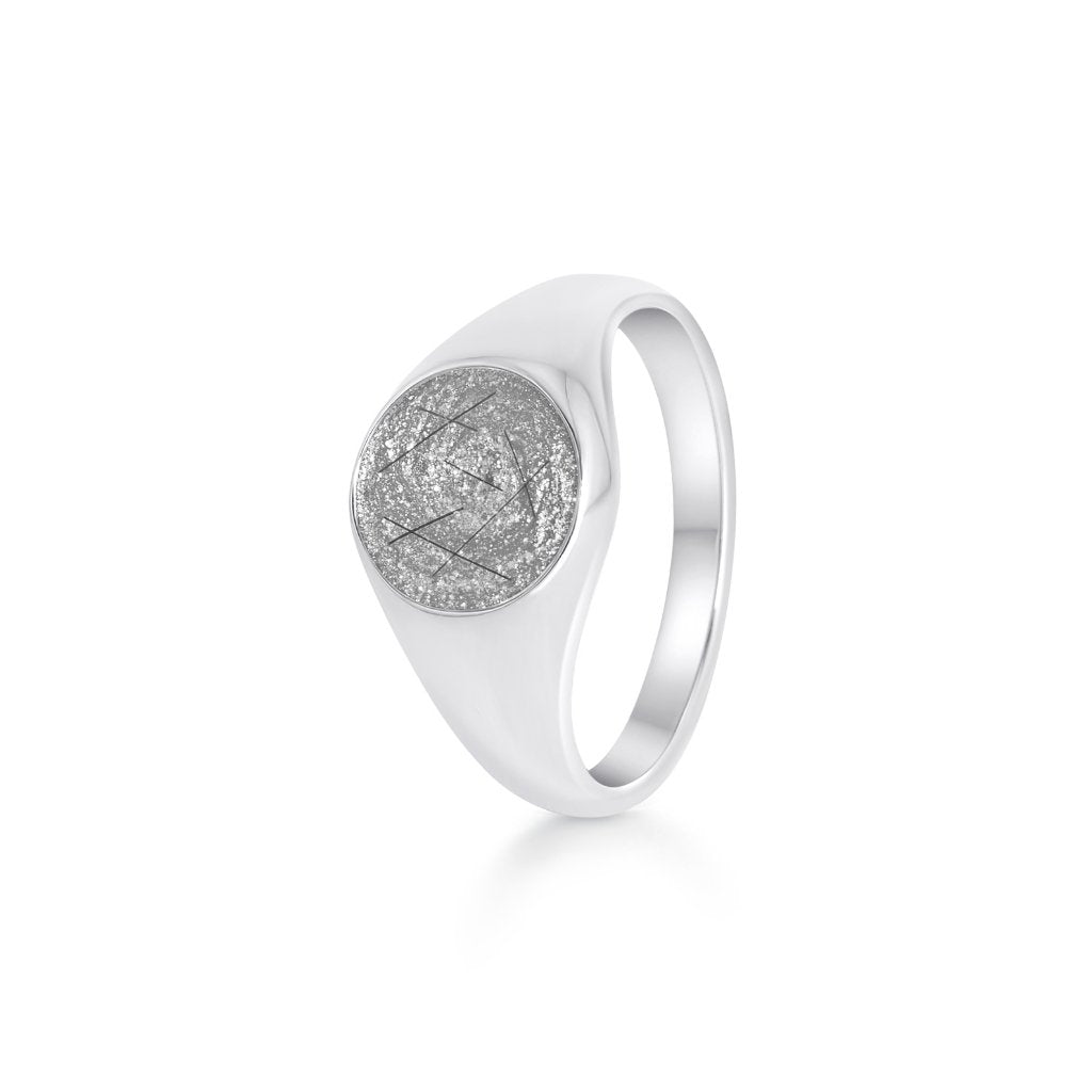 Hair Keepsake Tribute Signet Ring - MemoriesMade