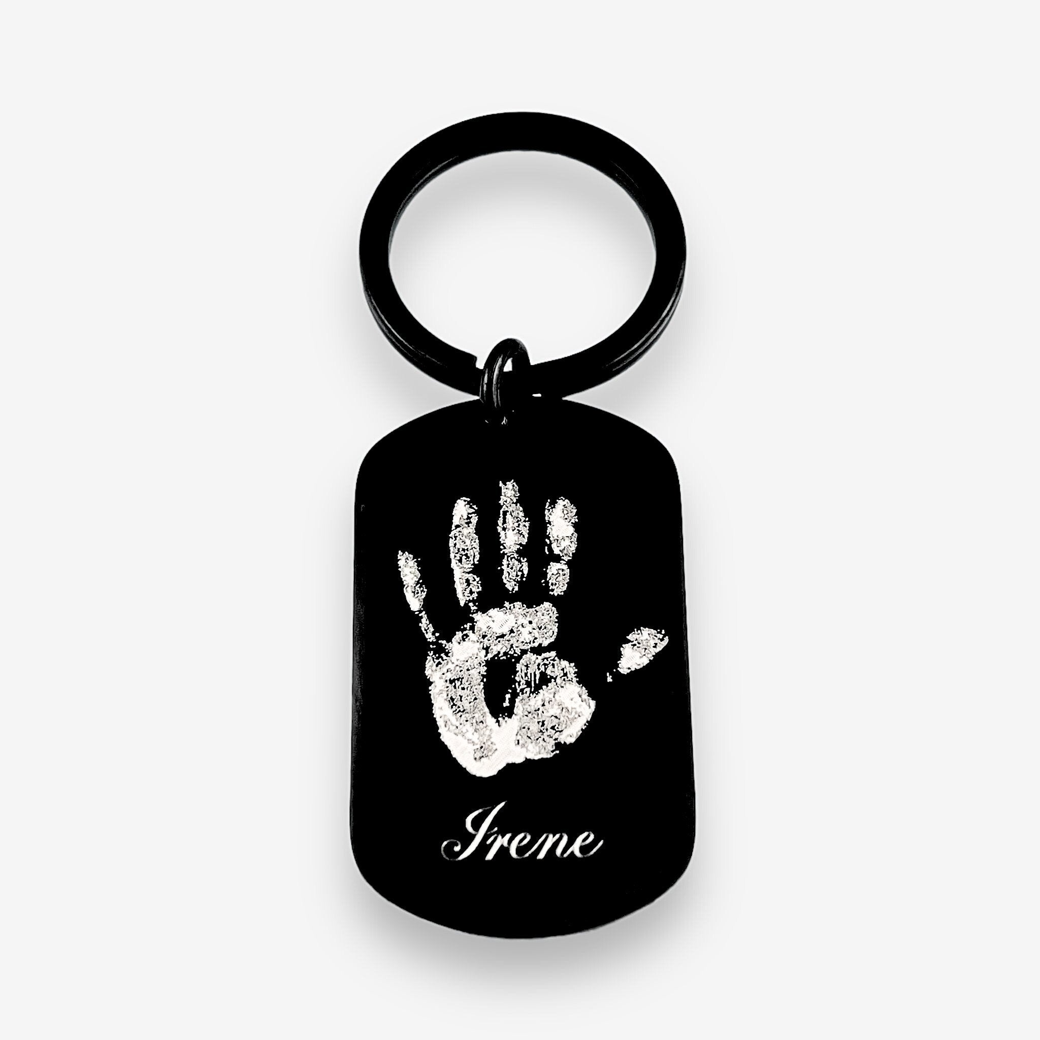 Handprint Flat Bar Keychain - MemoriesMade