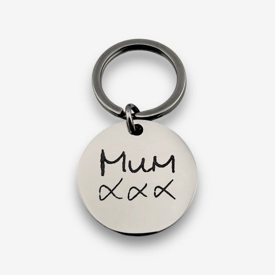 Handwriting Disc Keychain - MemoriesMade