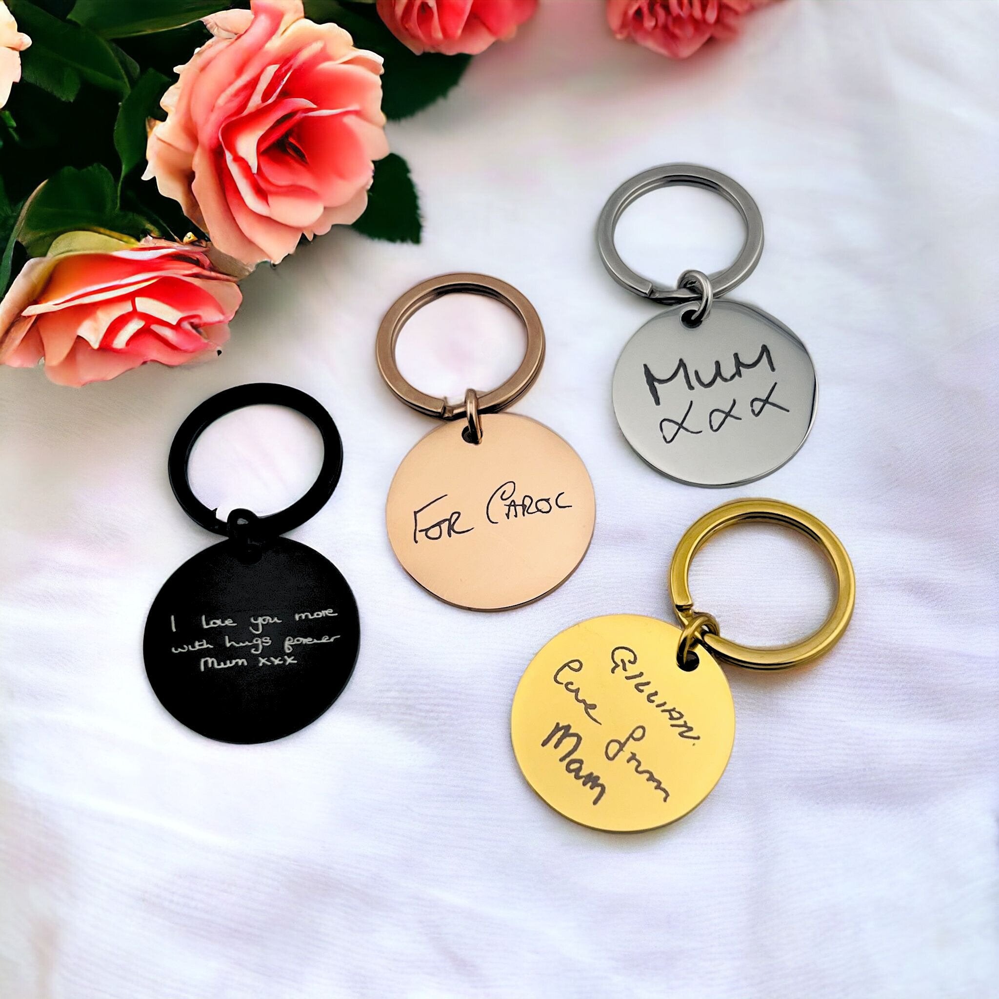 Handwriting Disc Keychain - MemoriesMade