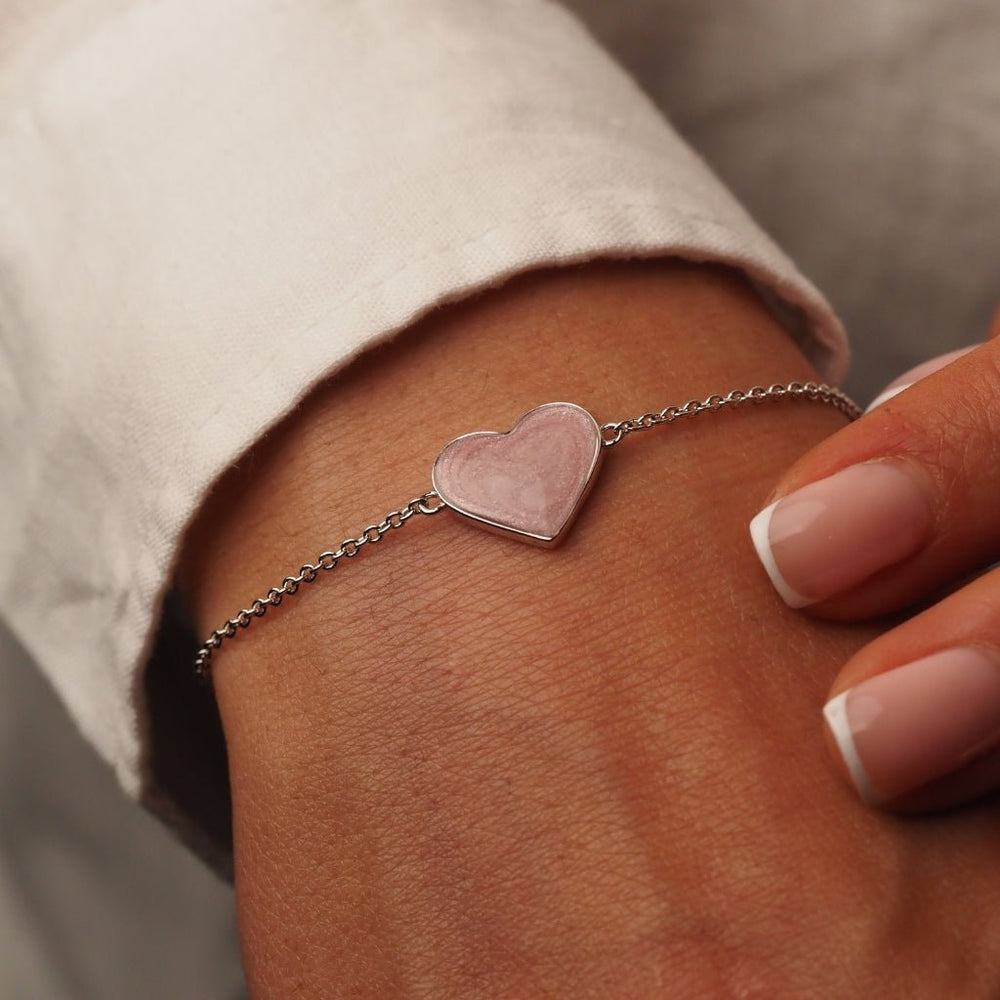 Heart Ashes Bracelet - MemoriesMade