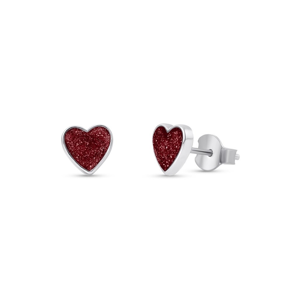 Heart Ashes Earrings - MemoriesMade