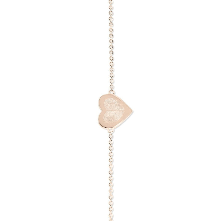 Heart Duo Fingerprint Bracelet - MemoriesMade
