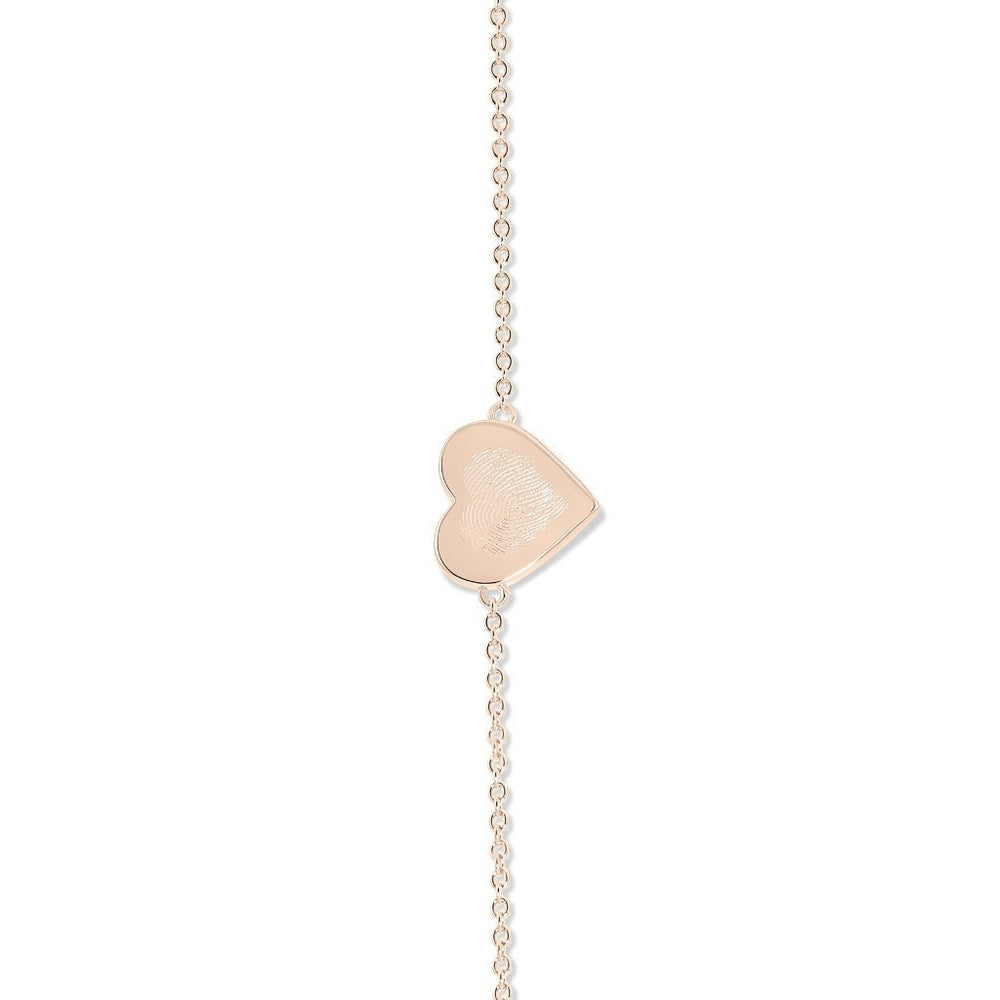 Heart Fingerprint Bracelet - MemoriesMade