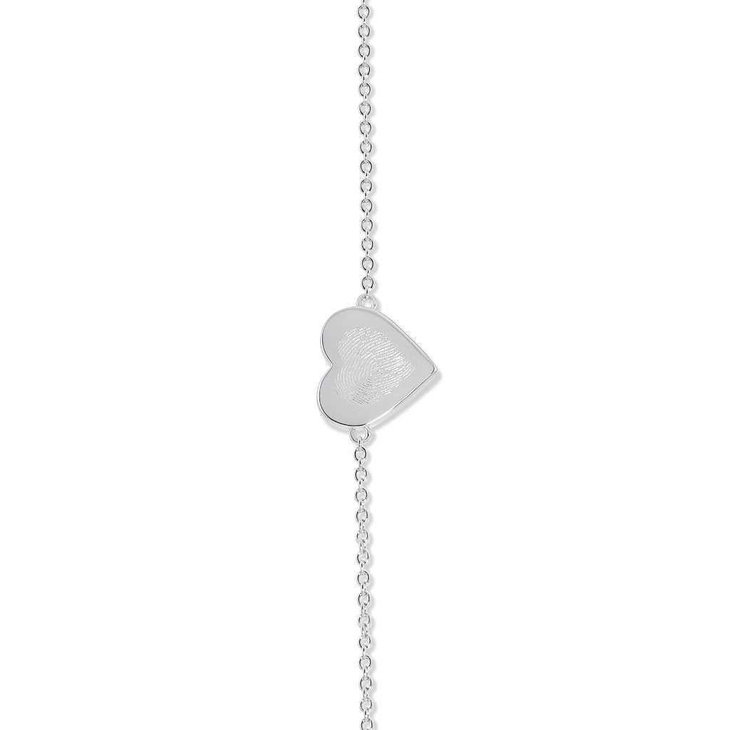 Heart Fingerprint Bracelet - MemoriesMade